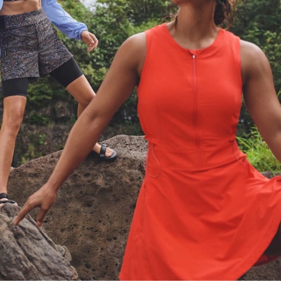 Athleta Venture Out Dress Vermillion - Picture 1 of 9